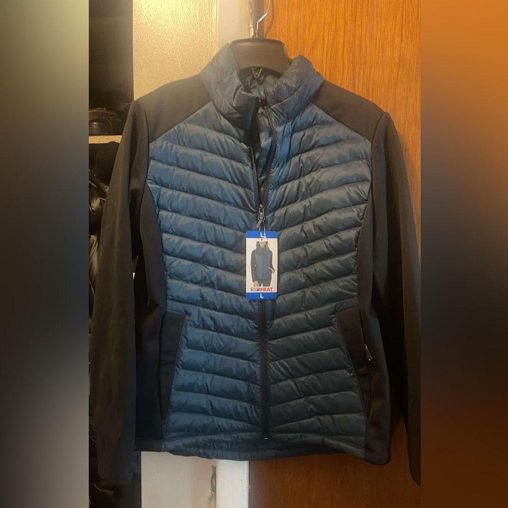 Women’s Blue Quilted Jacket